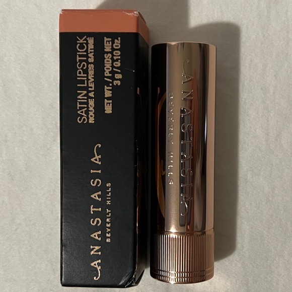 💋NIB💋 ANASTASIA BEVERLY HILLS ✨Taupe Beige✨ Satin Lipstick (pink beige satin) - Picture 6 of 11